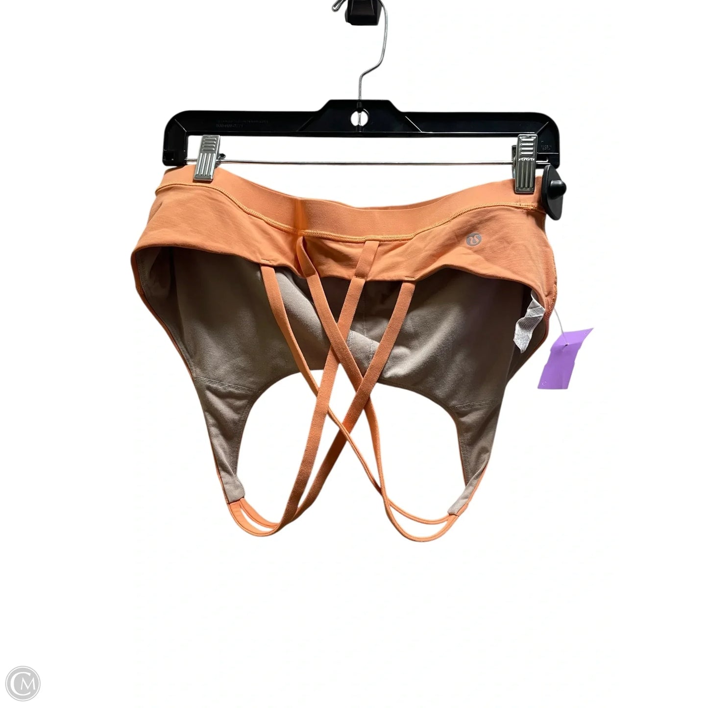 Athletic Bra By Lululemon In Orange, Size: 14