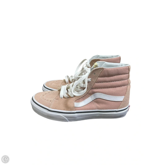 Shoes Sneakers By Vans In Pink, Size: 6.5