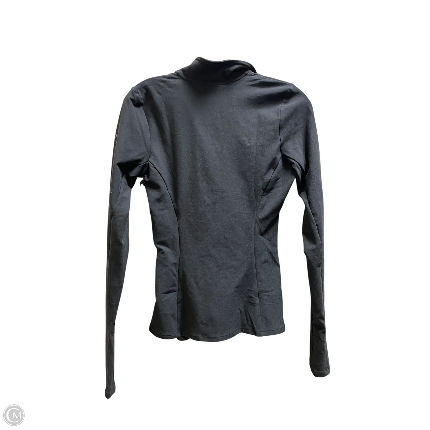 Athletic Top Long Sleeve Collar By Alo In Grey, Size: Xs