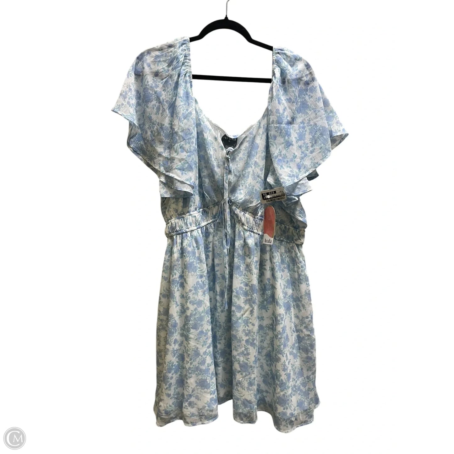 Dress Casual Midi By Arula In Blue, Size: 1x