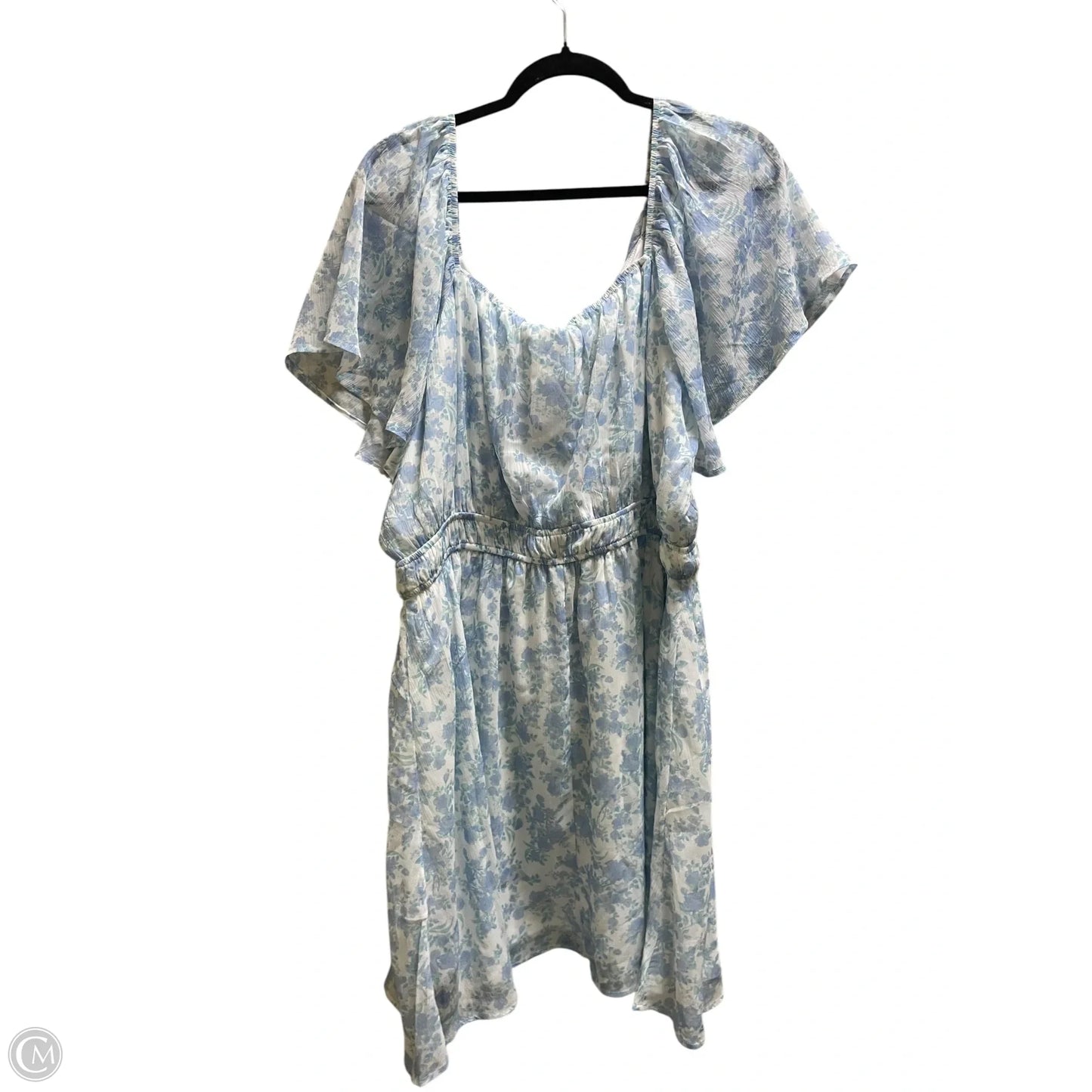 Dress Casual Midi By Arula In Blue, Size: 1x