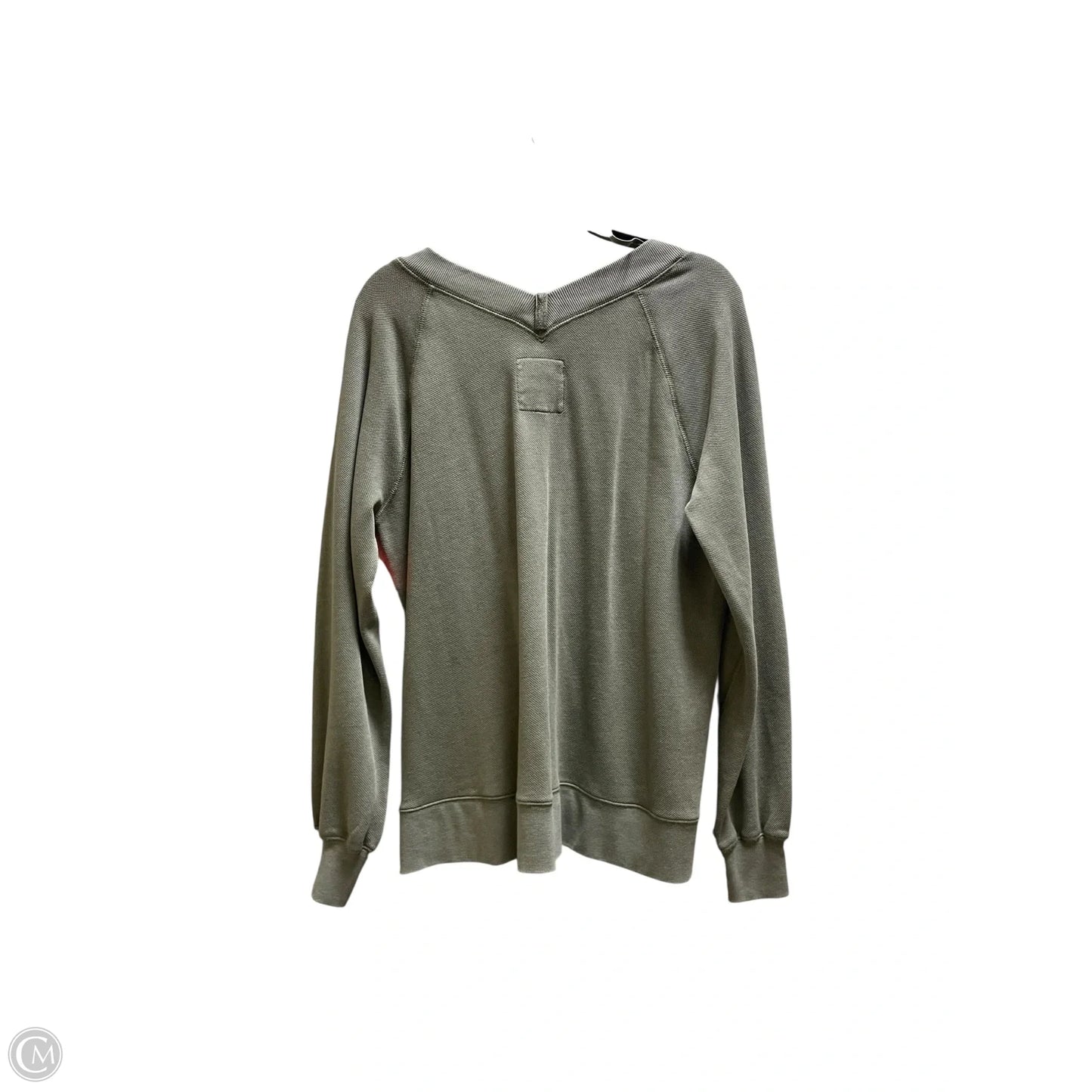 Top Long Sleeve By Aerie In Green, Size: Xxs