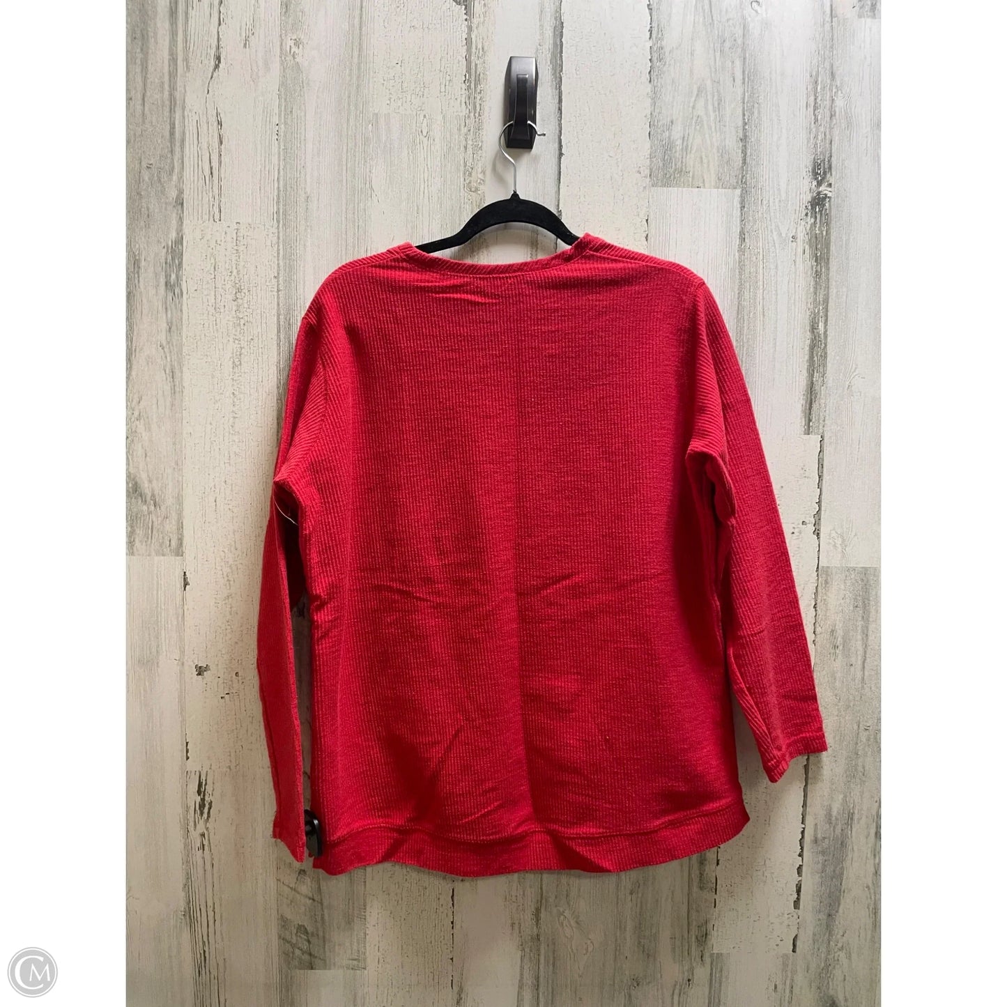 Sweatshirt Collar By Champion In Red, Size: M