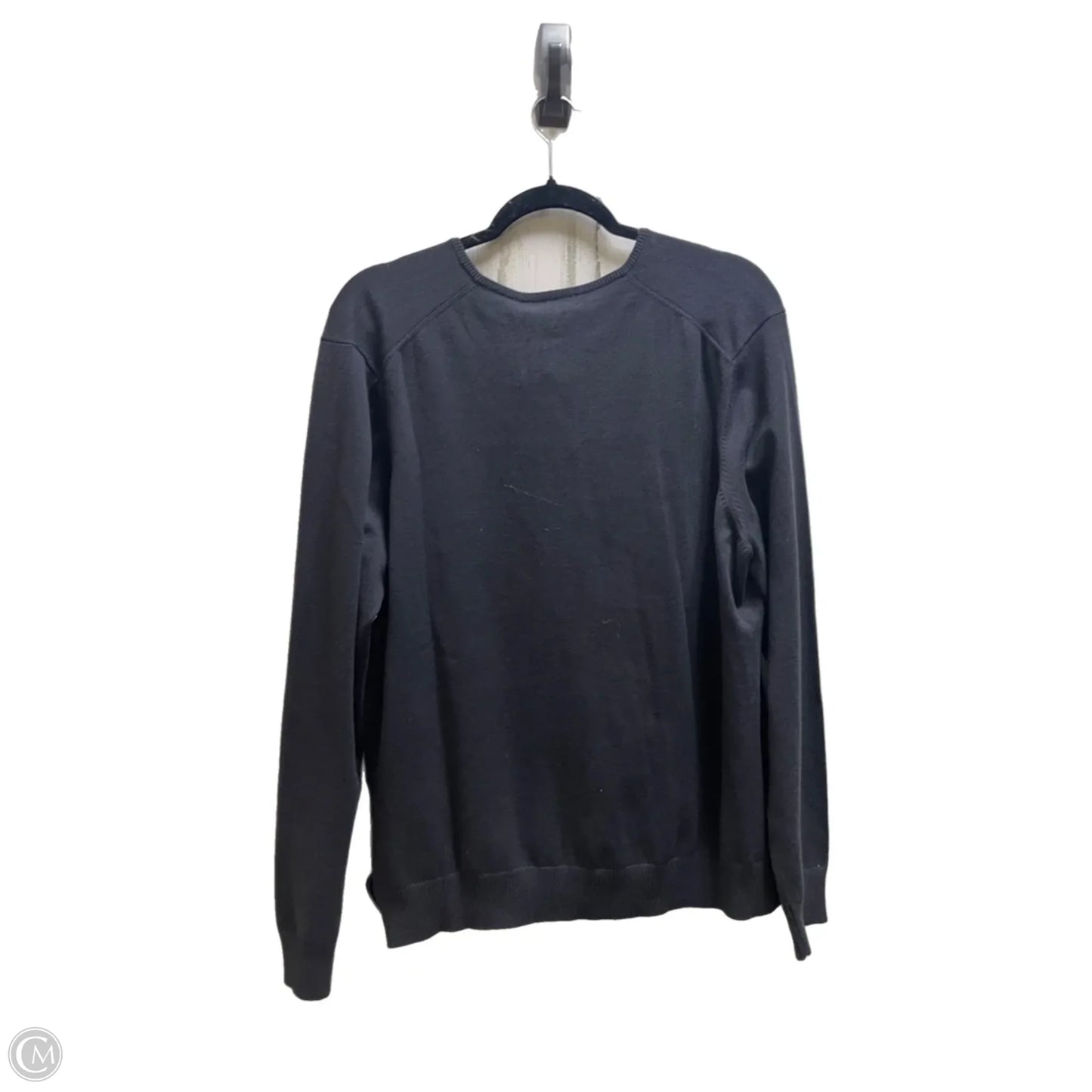 Sweater Cardigan By Lands End In Black, Size: Xl