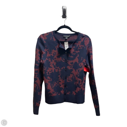 Sweater Cardigan By Ann Taylor In Blue, Size: M
