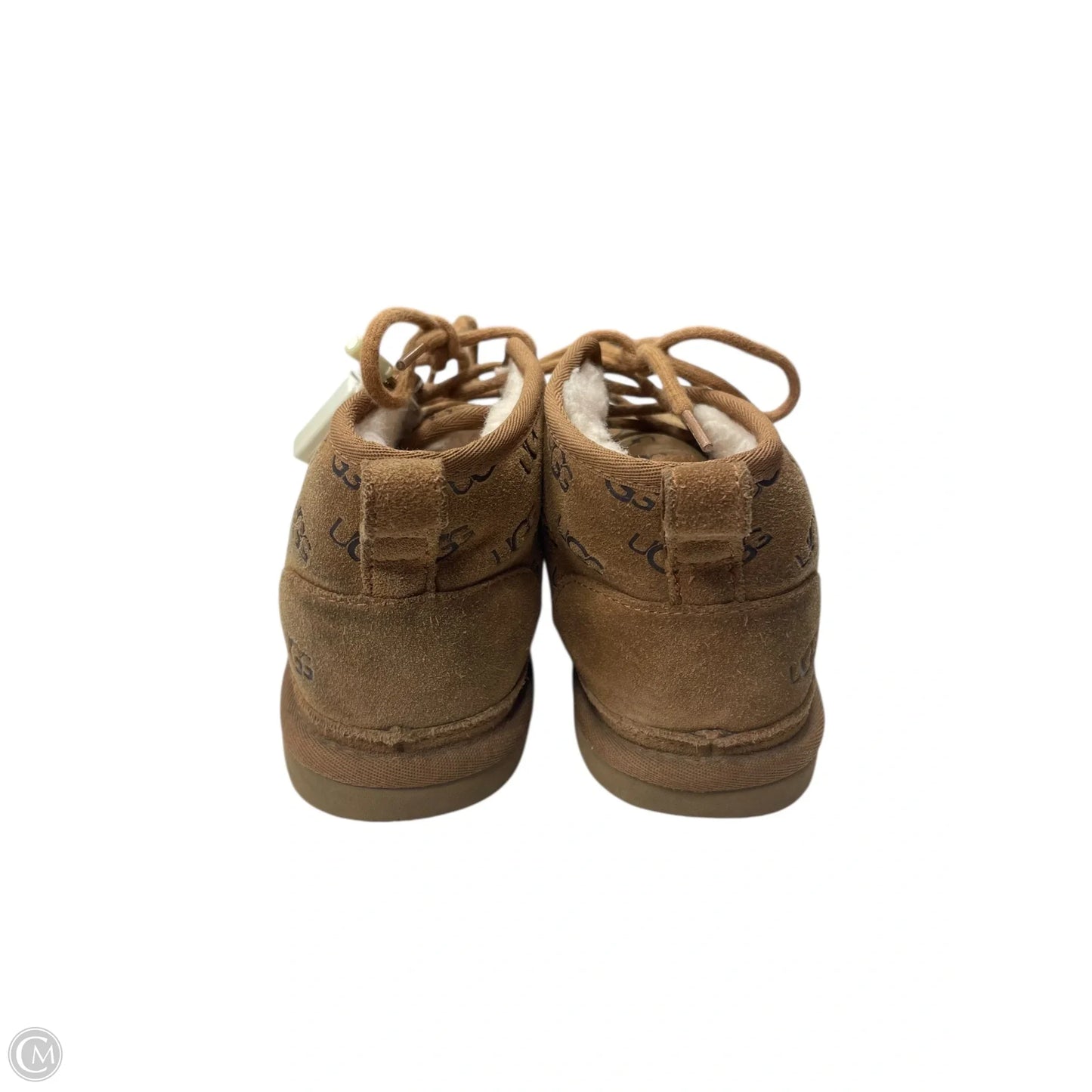 Boots Designer By Ugg In Brown, Size: 6