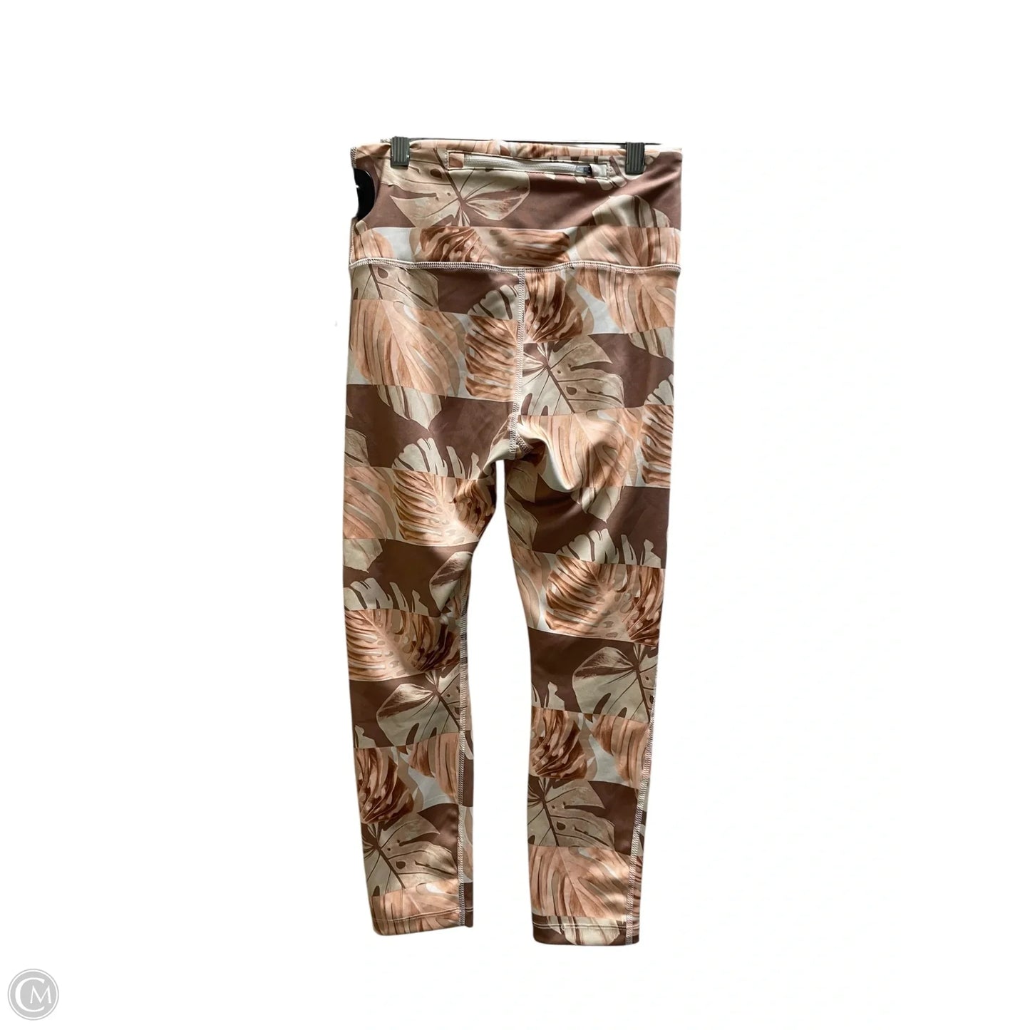 Athletic Leggings By Nike In Tan, Size: S