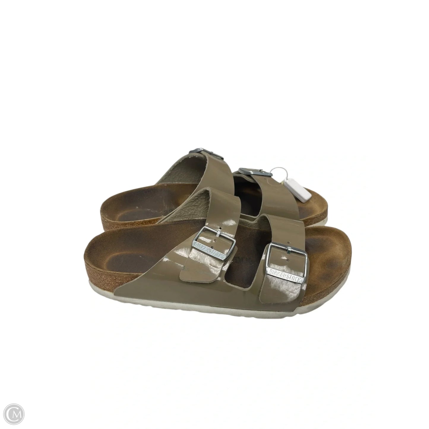 Sandals Flats By Birkenstock In Brown, Size: 8