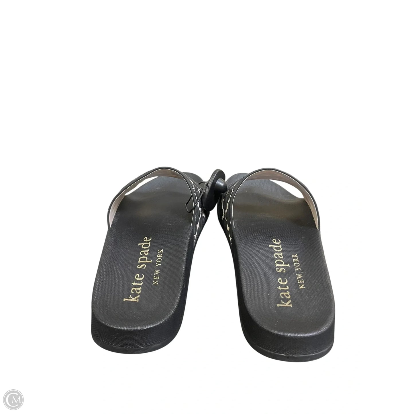 Sandals Designer By Kate Spade In Black, Size: 7