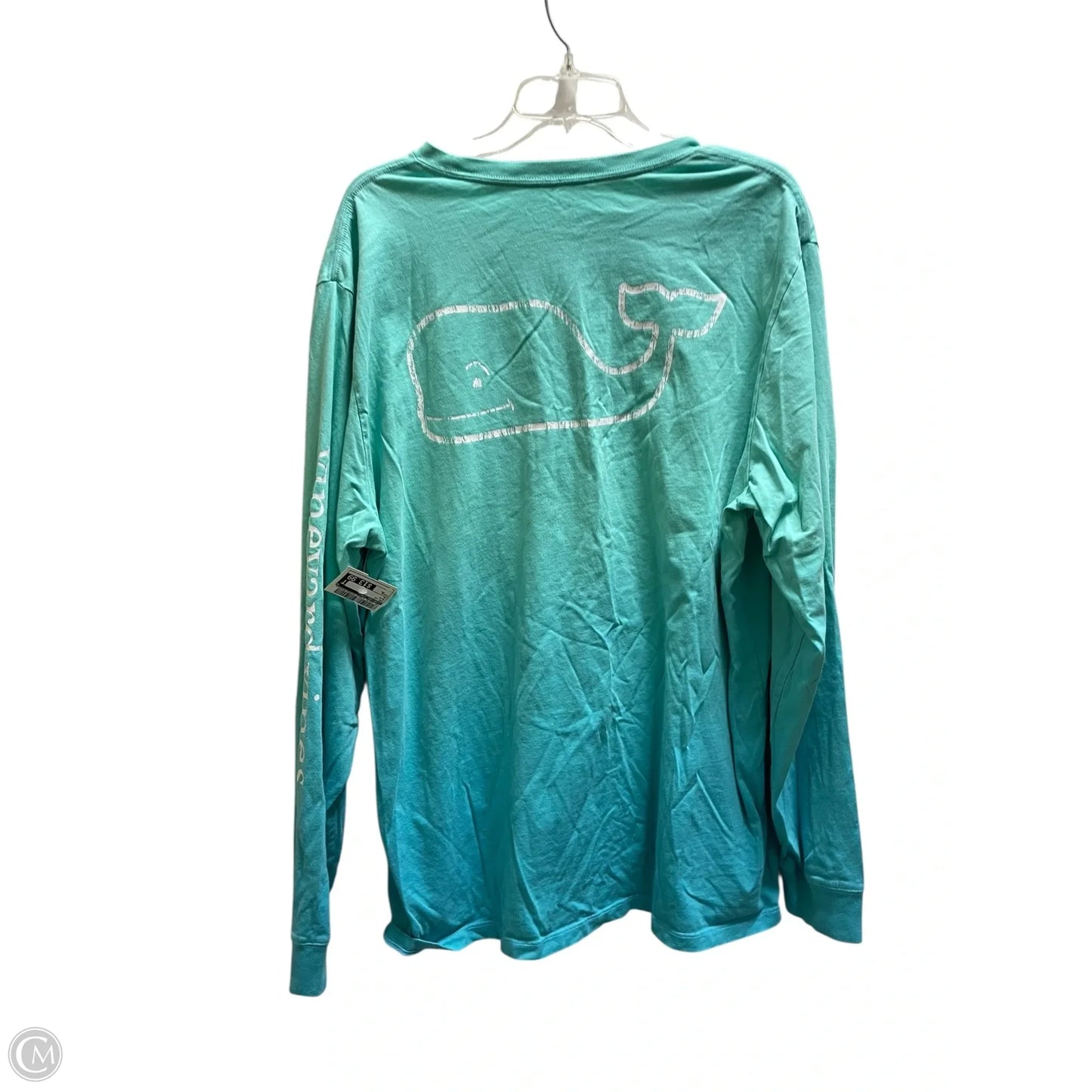 Top Long Sleeve By Vineyard Vines In Blue, Size: Xl
