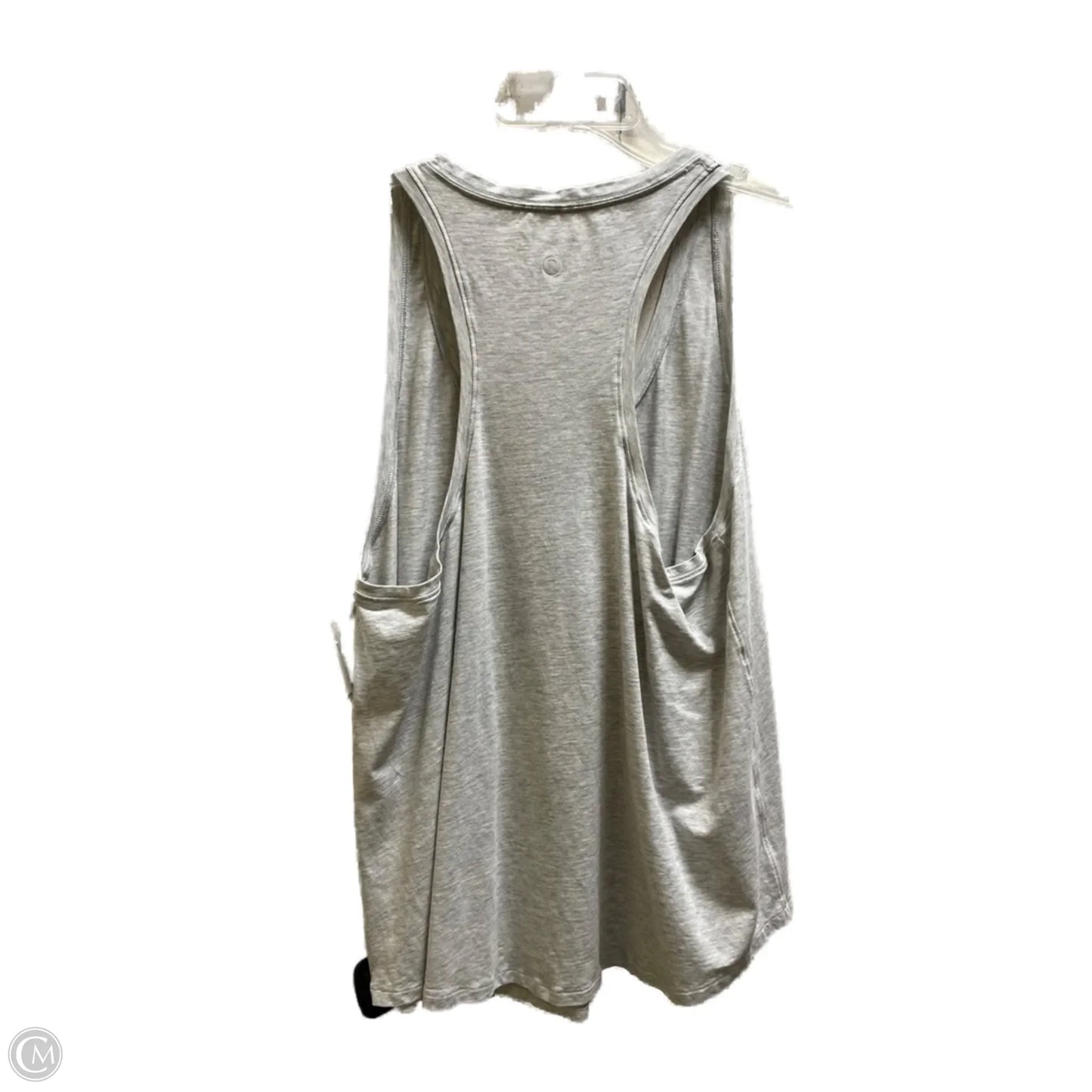 Athletic Tank Top By Lululemon In Grey, Size: 12