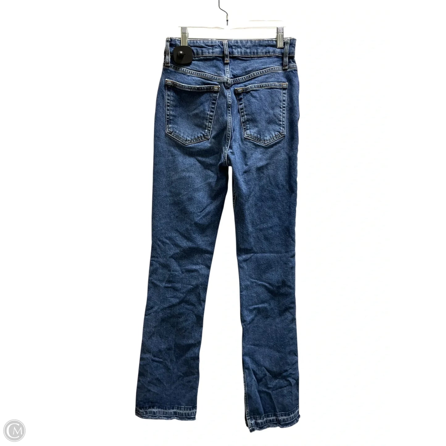 Jeans Straight By Free People In Blue Denim, Size: 4