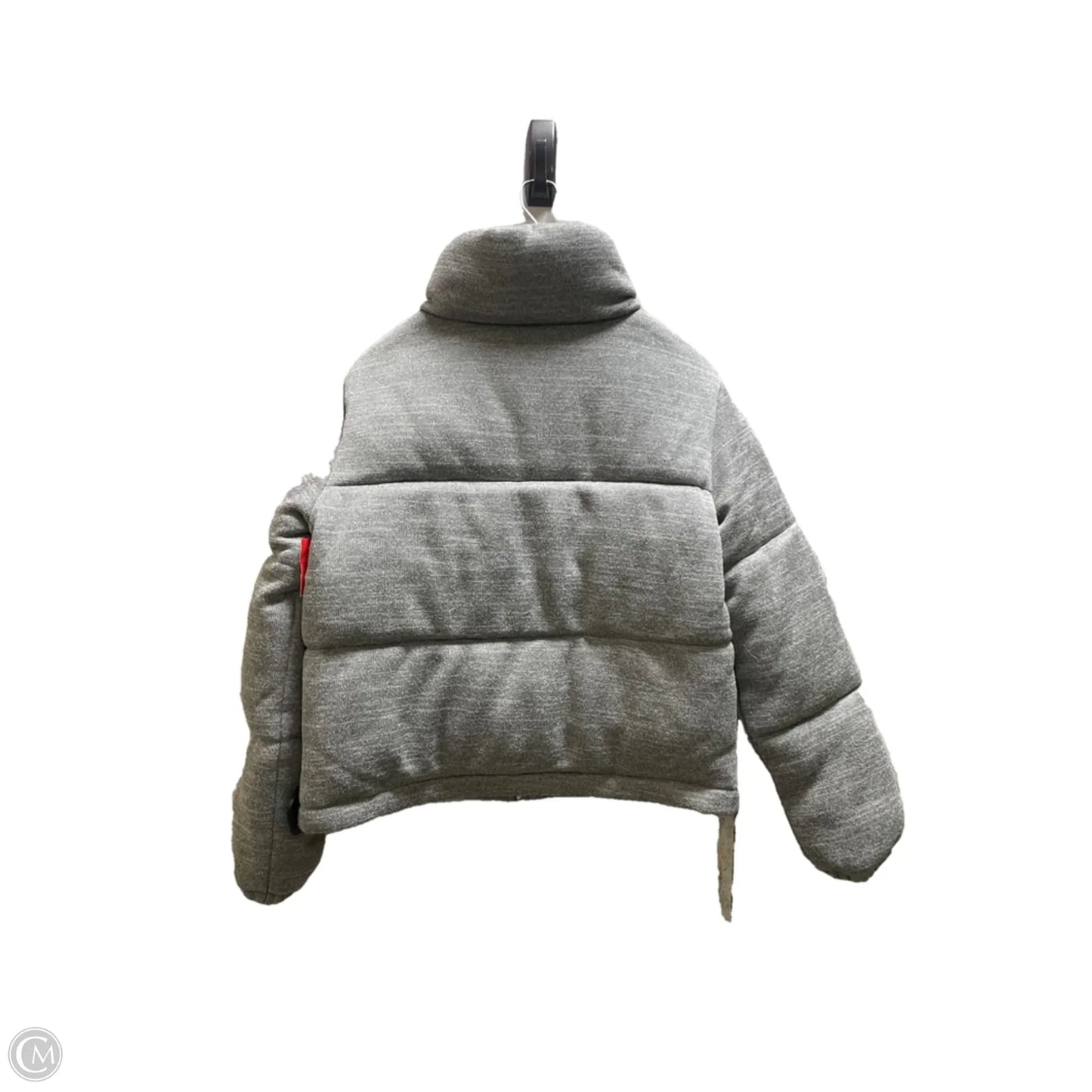 Jacket Puffer & Quilted By Gap In Grey, Size: S
