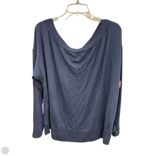 Top Long Sleeve By Athleta In Navy, Size: 2x