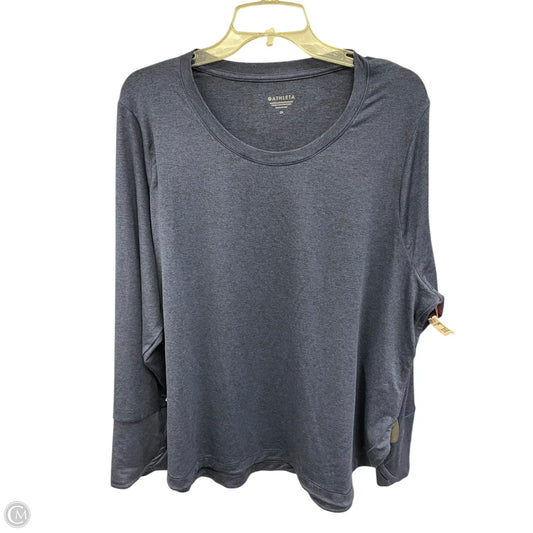 Top Long Sleeve By Athleta In Blue, Size: 2x