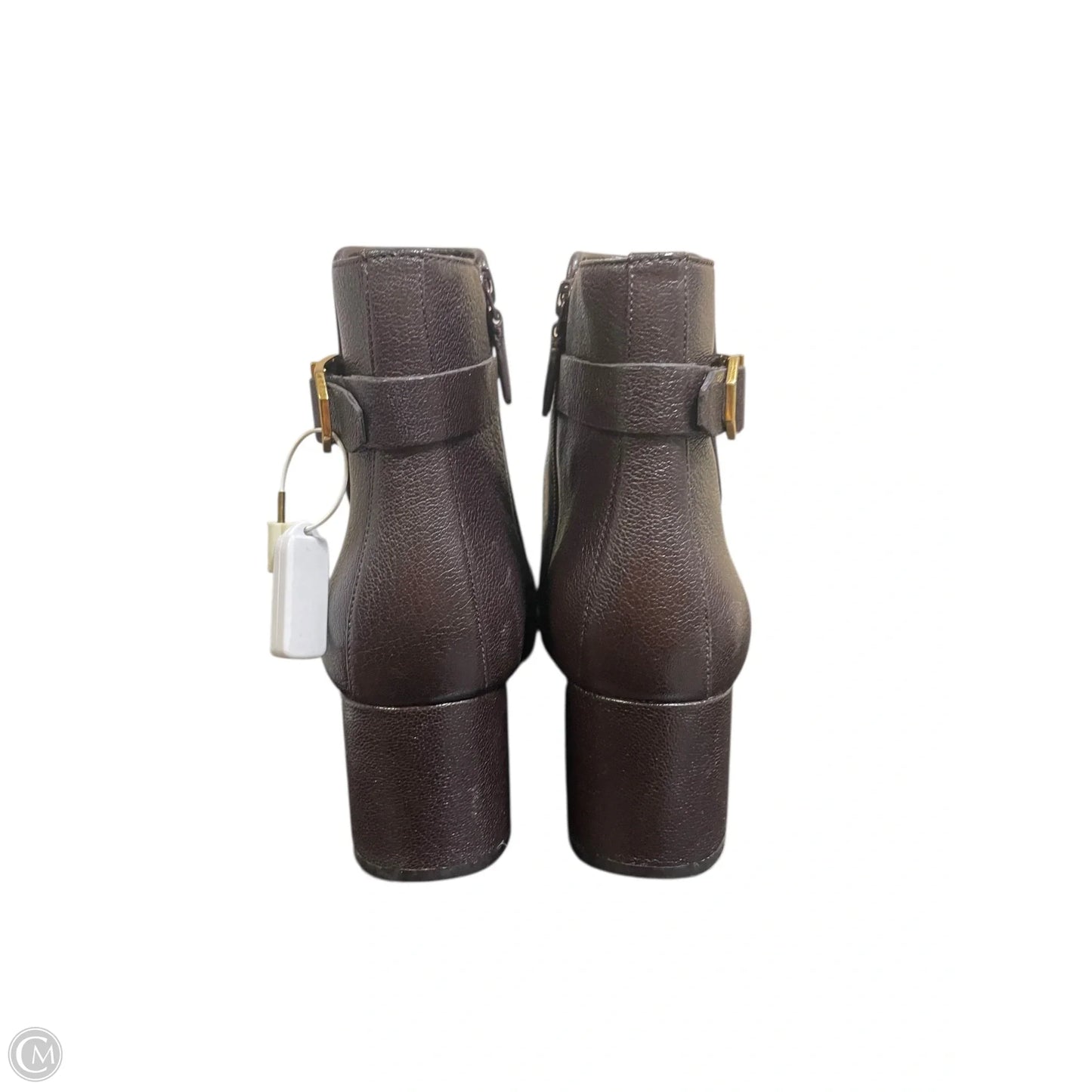 Boots Ankle Heels By Cole-haan In Brown, Size: 8