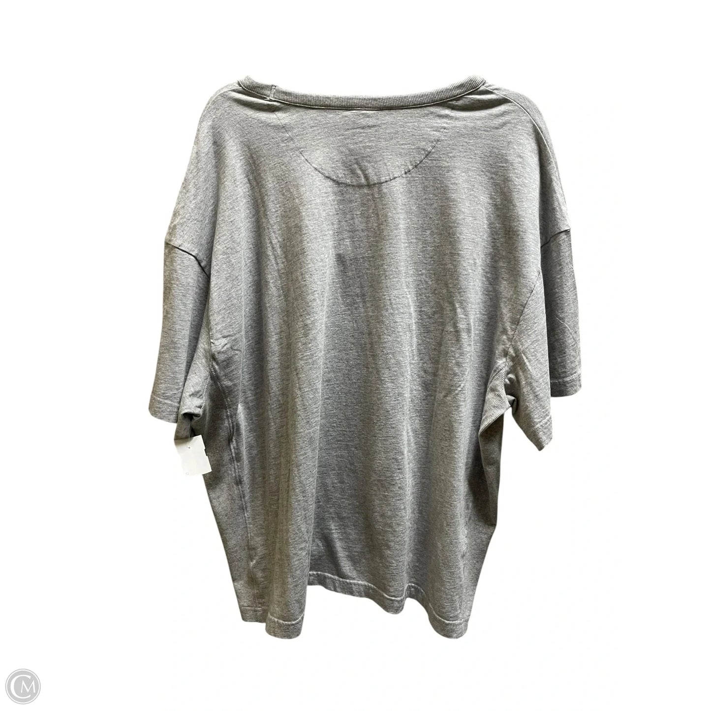 Top Short Sleeve By Champion In Grey, Size: Xl