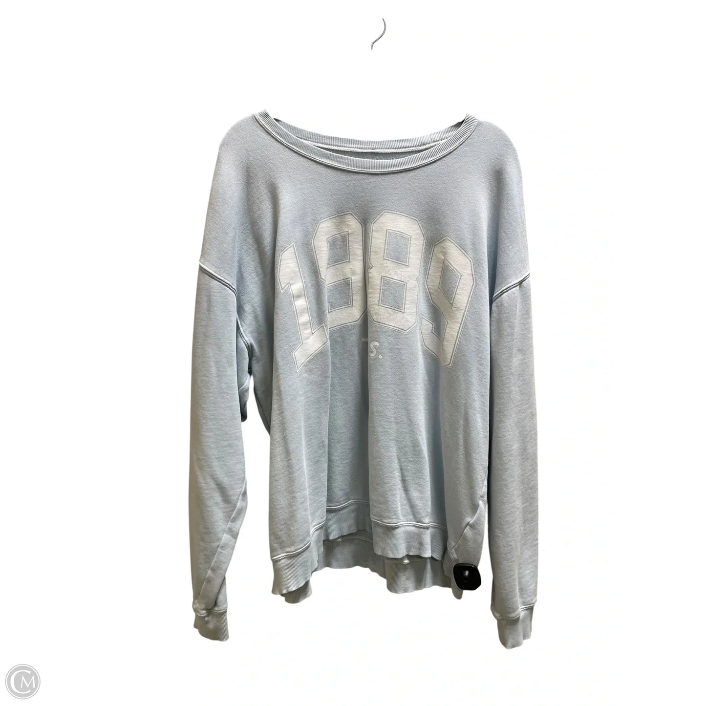 Sweatshirt Crewneck By Clothes Mentor In Blue, Size: 2x