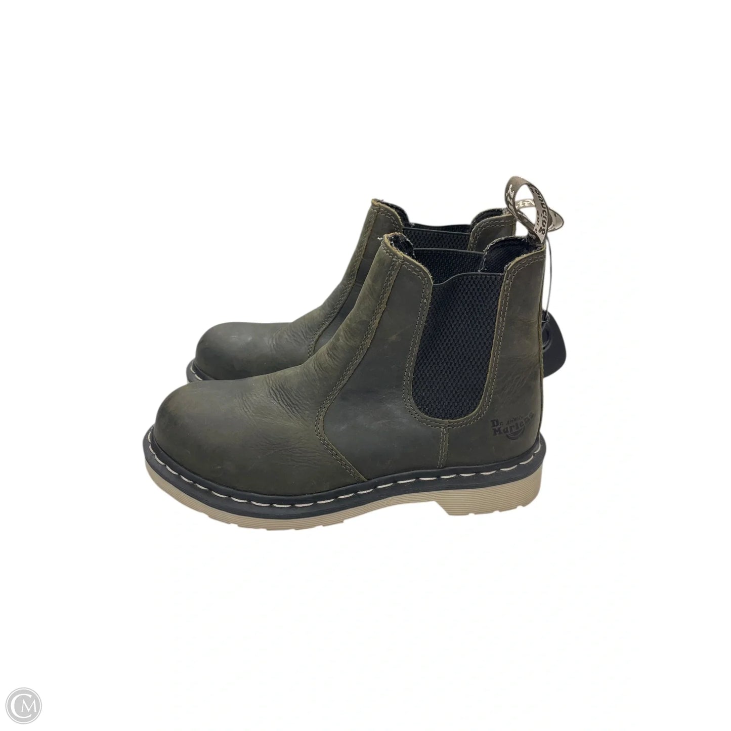 Boots Ankle Flats By Dr Martens In Green, Size: 6.5