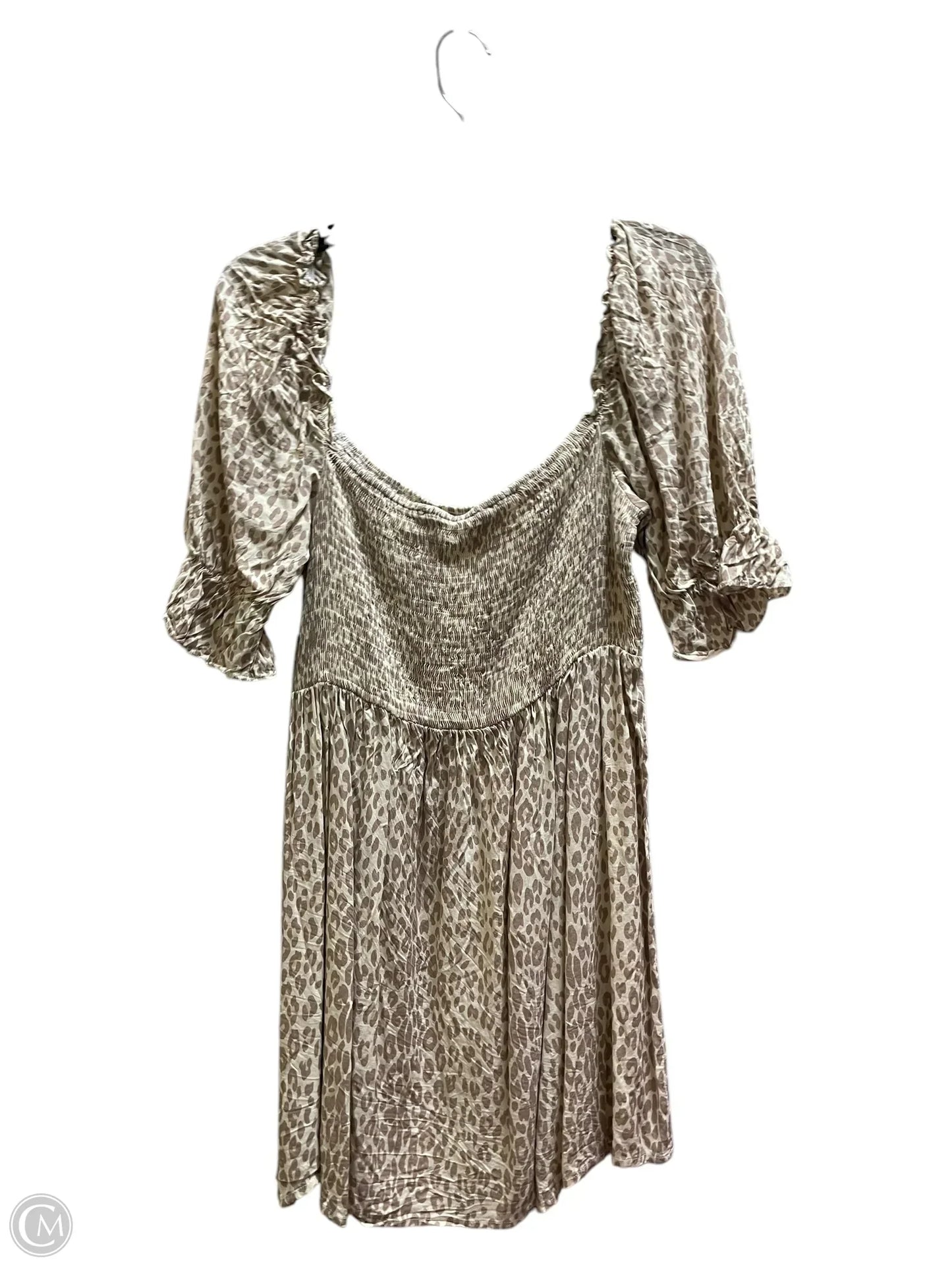 Dress Casual Short By Clothes Mentor In Brown, Size: L