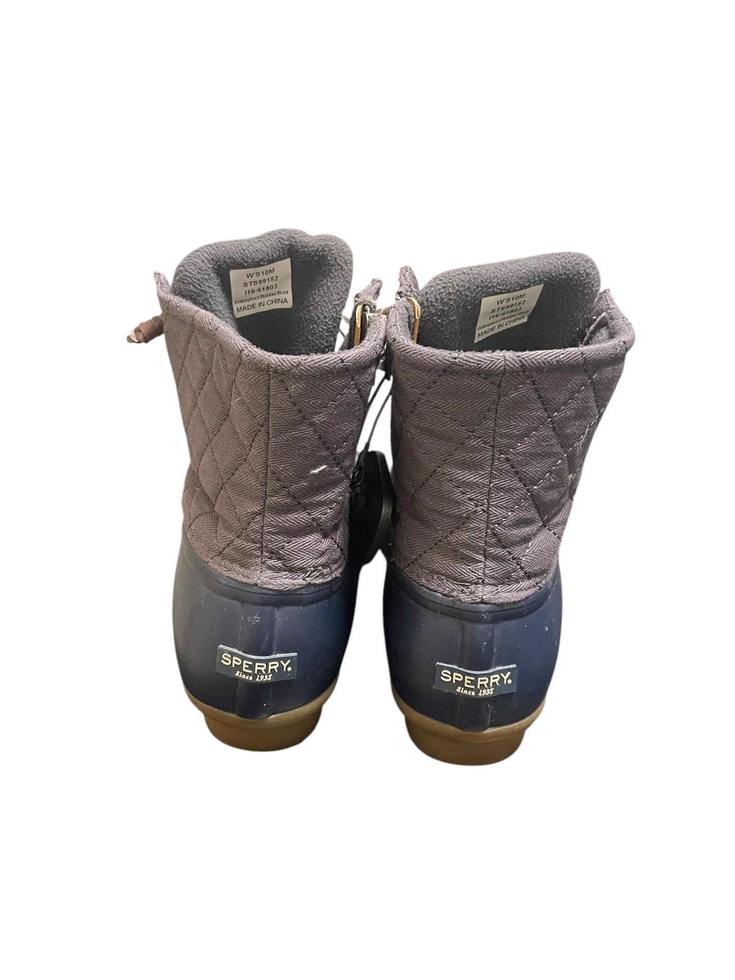 Boots Ankle Flats By Sperry In Blue, Size: 10