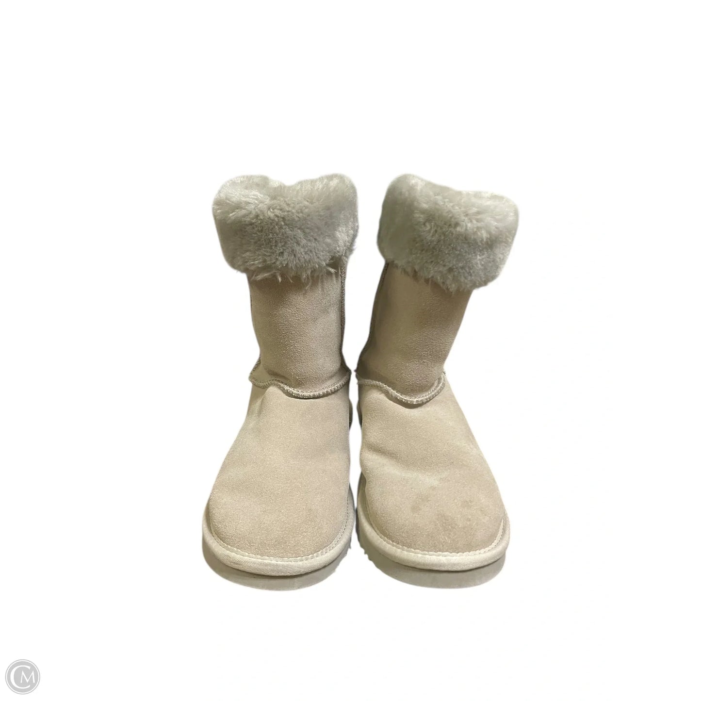 Boots Ankle Flats By Lamo In Tan, Size: 9