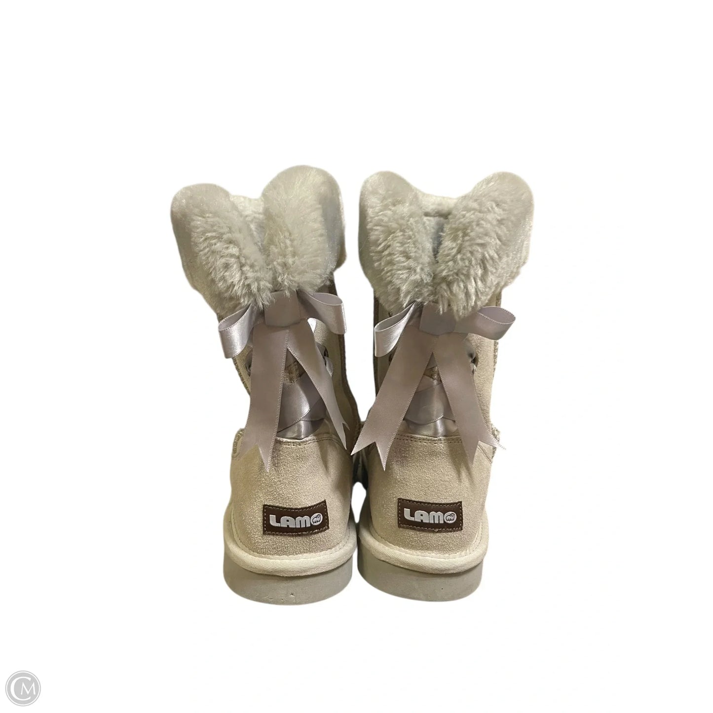 Boots Ankle Flats By Lamo In Tan, Size: 9