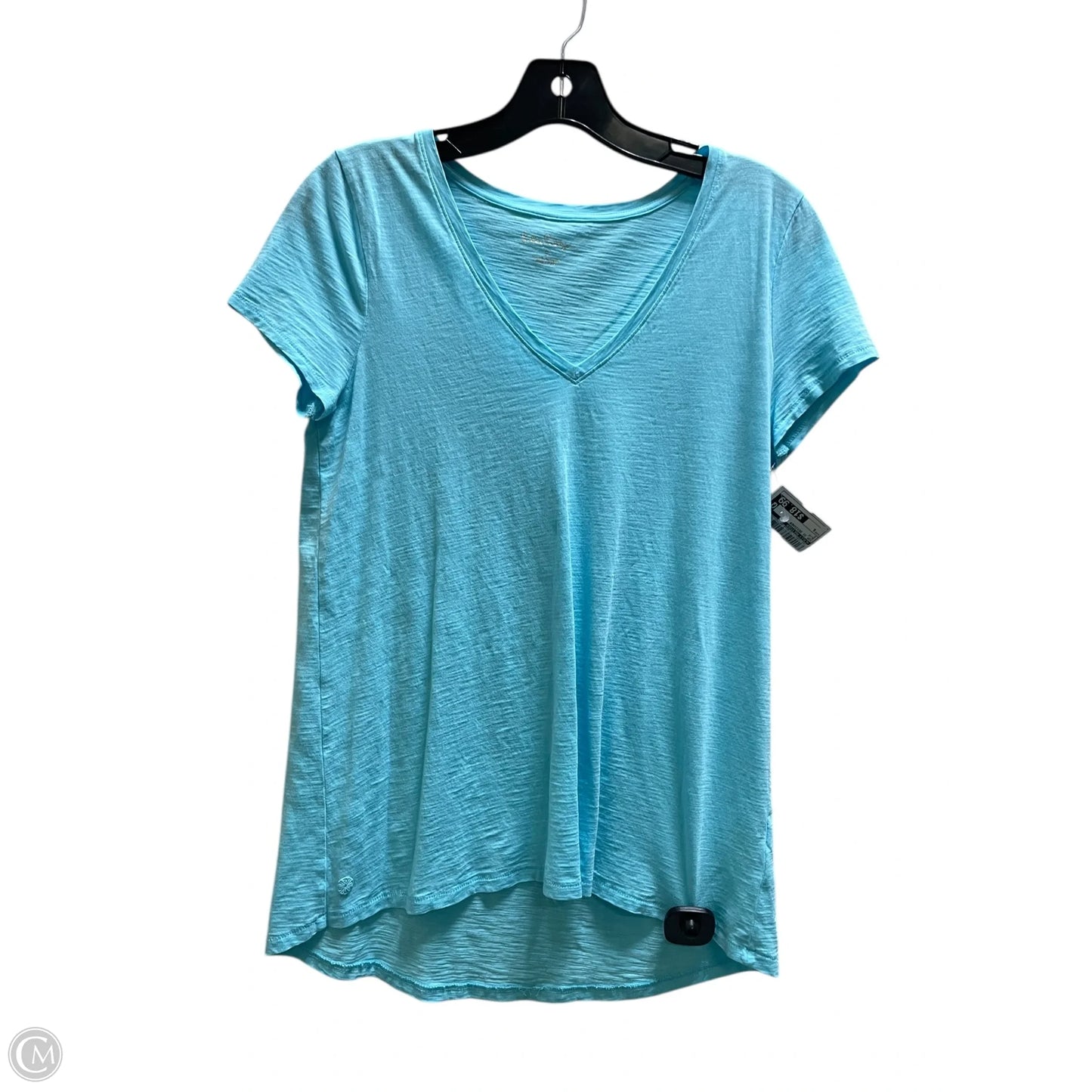 Top Short Sleeve Designer By Lilly Pulitzer In Blue, Size: S