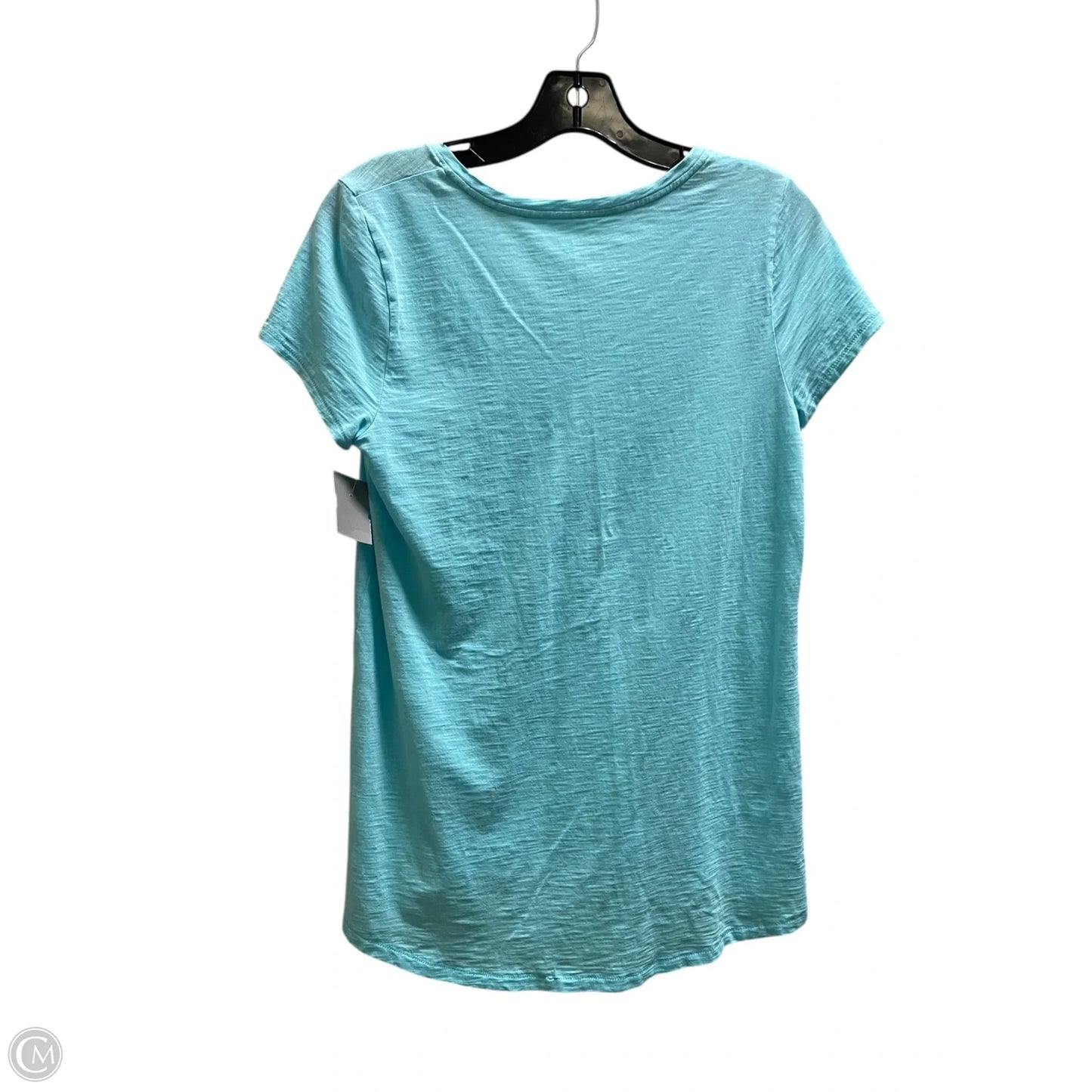 Top Short Sleeve Designer By Lilly Pulitzer In Blue, Size: S