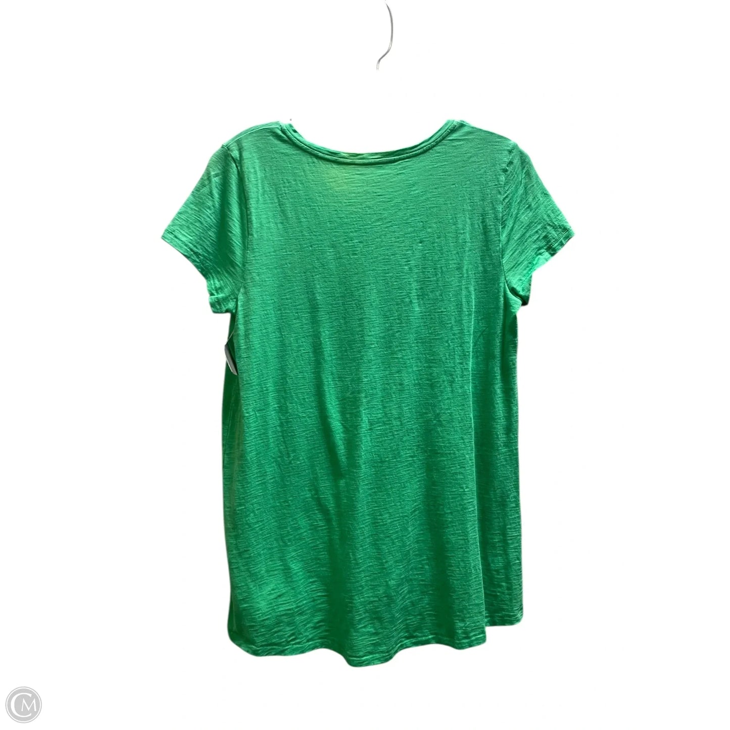 Top Short Sleeve Designer By Lilly Pulitzer In Green, Size: S