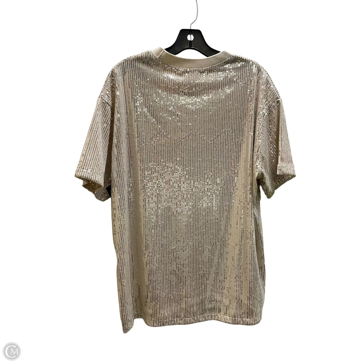 Top Short Sleeve By Altard State In Tan, Size: S