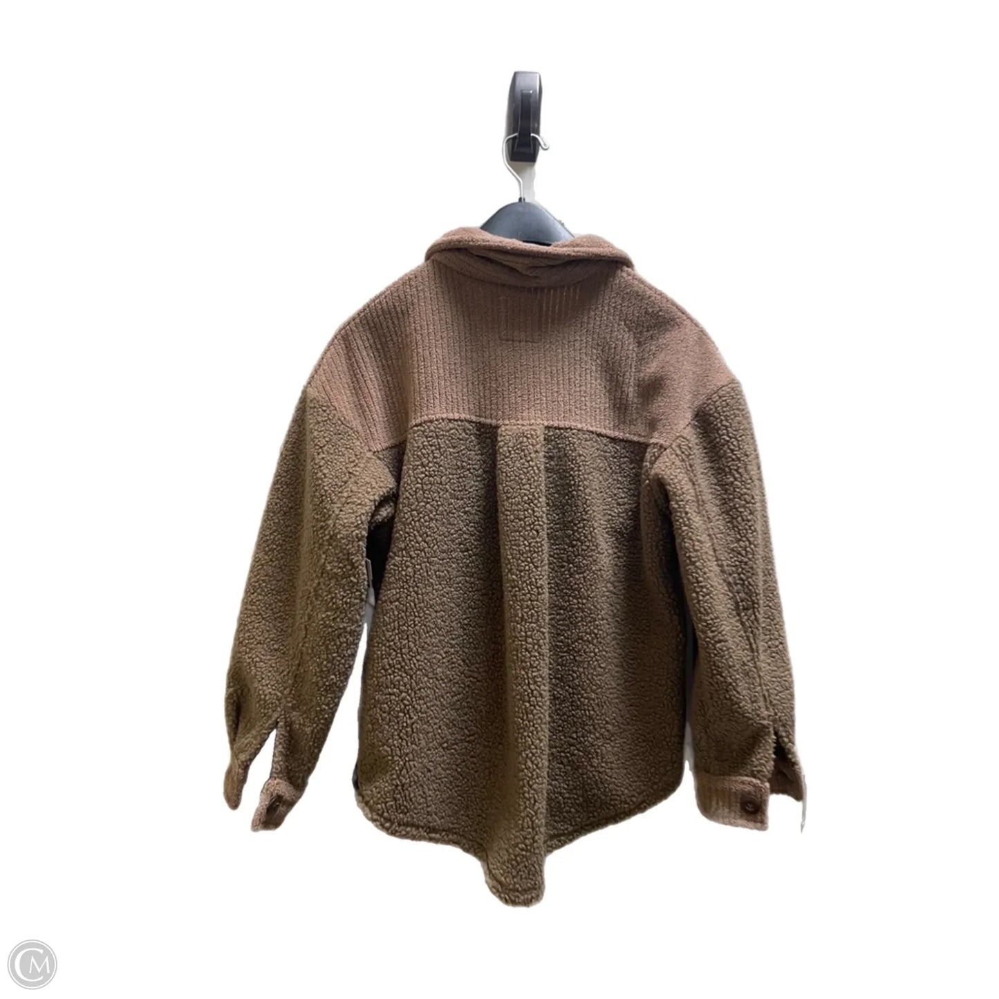 Jacket Fleece By Simply Southern In Brown, Size: Xl