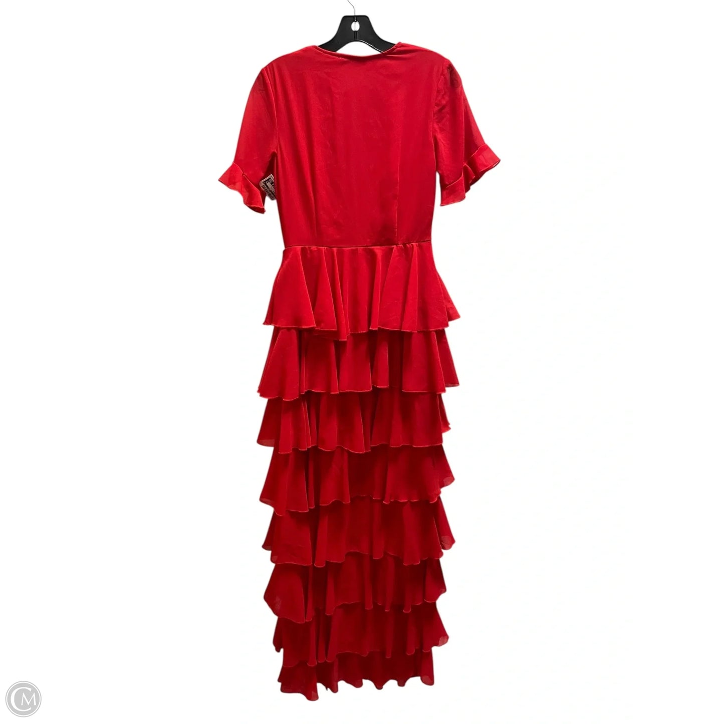 Dress Casual Maxi By Pretty Little Thing In Red, Size: M