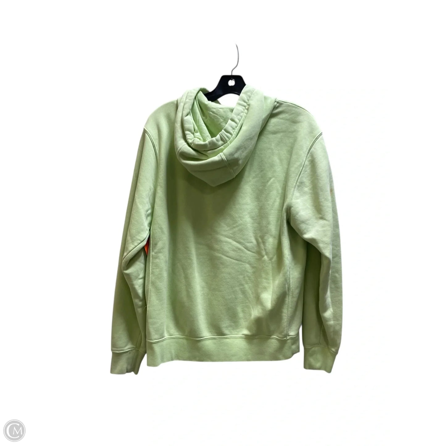 Sweatshirt Hoodie By Nike In Green, Size: S