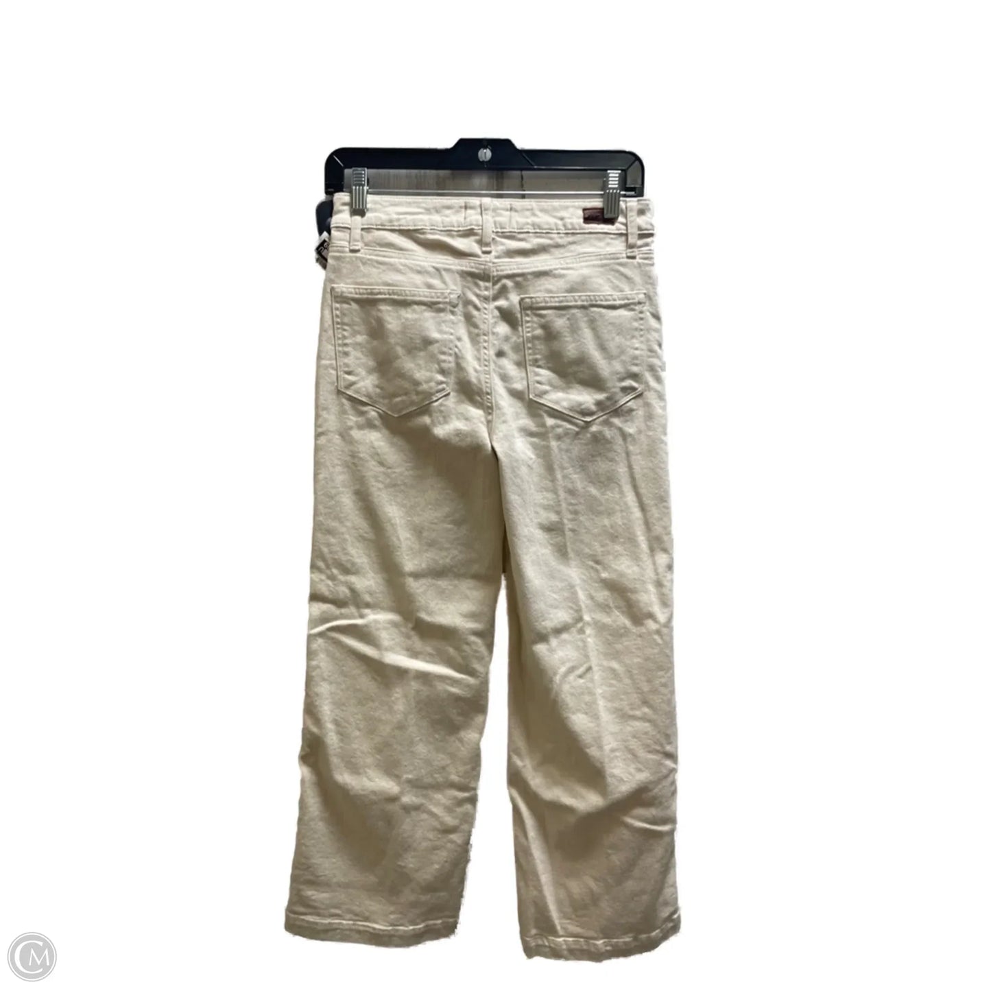 Jeans Straight By Paige In Cream, Size: 4