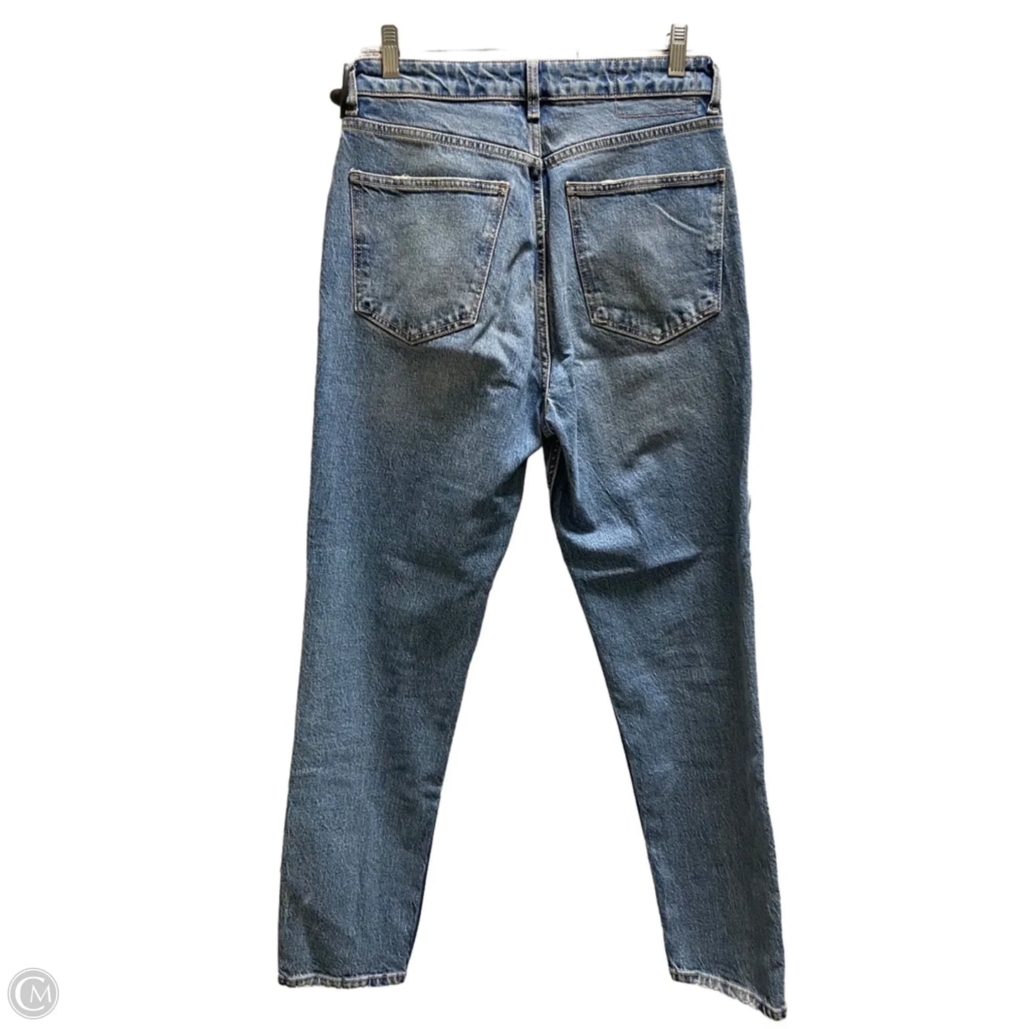 Jeans Straight By Zara In Blue Denim, Size: 6