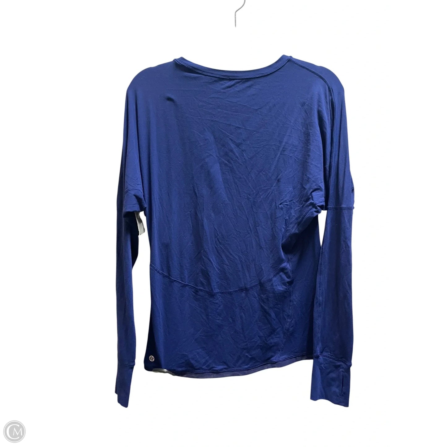 Top Long Sleeve By Lululemon In Navy, Size: M