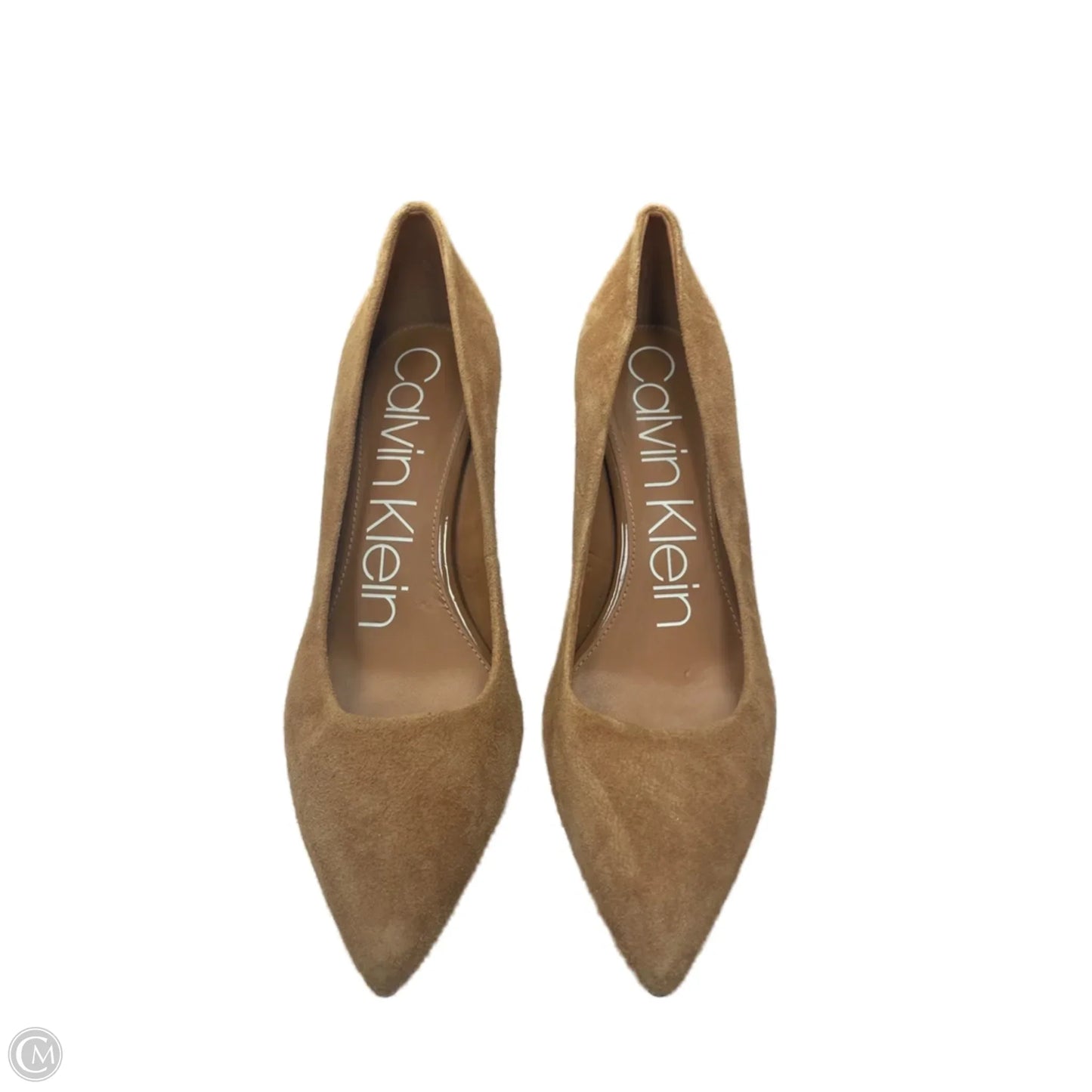 Shoes Heels Stiletto By Calvin Klein In Brown, Size: 7.5