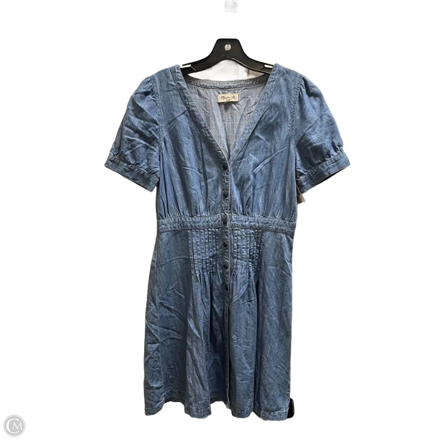 Dress Casual Midi By Madewell In Blue & Brown, Size: S
