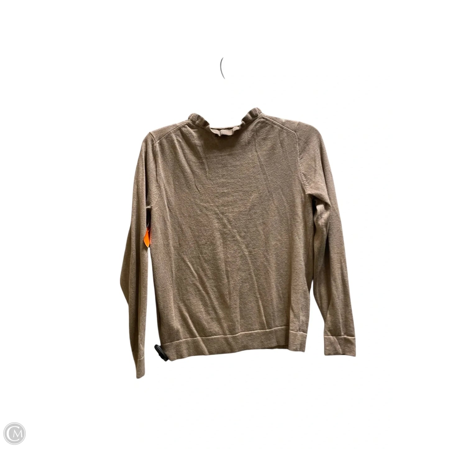 Top Long Sleeve By J. Crew In Brown, Size: S