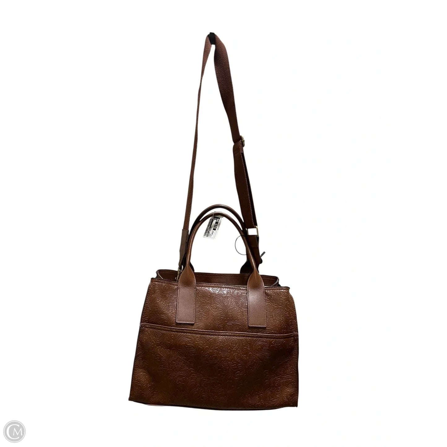 Handbag Leather By Lucky Brand, Size: Large