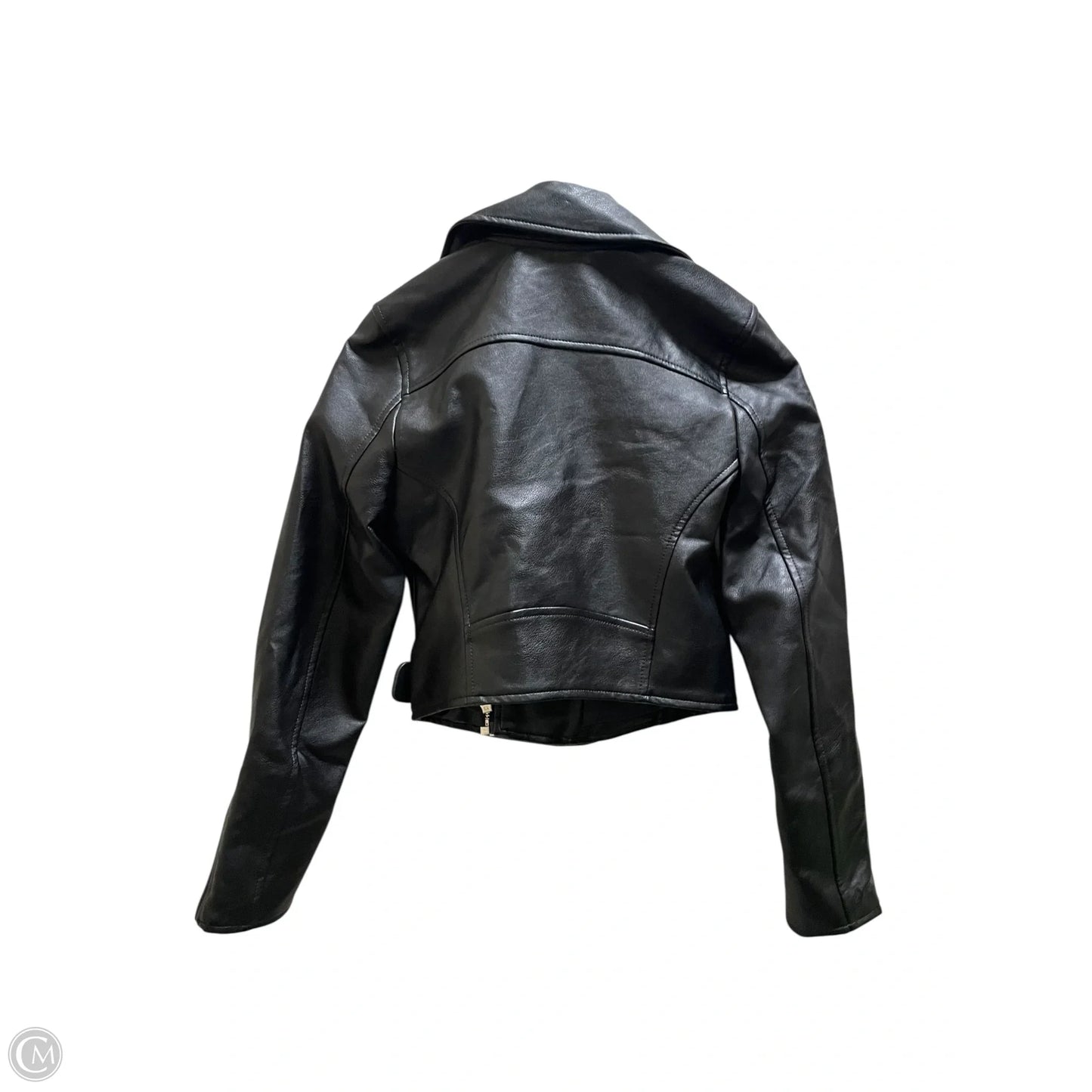 Jacket Leather By Abercrombie And Fitch In Black, Size: Xs