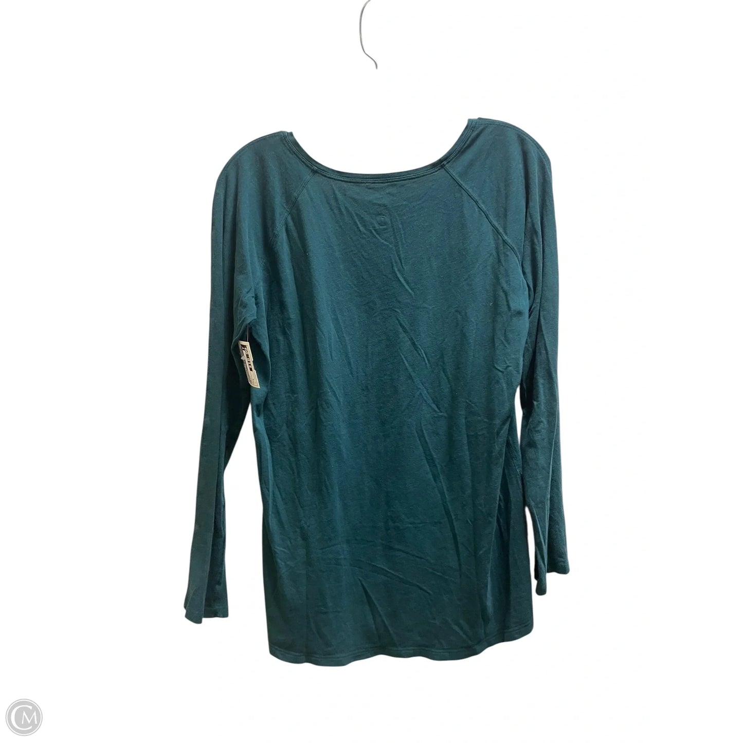 Top Long Sleeve By Lululemon In Green, Size: 4