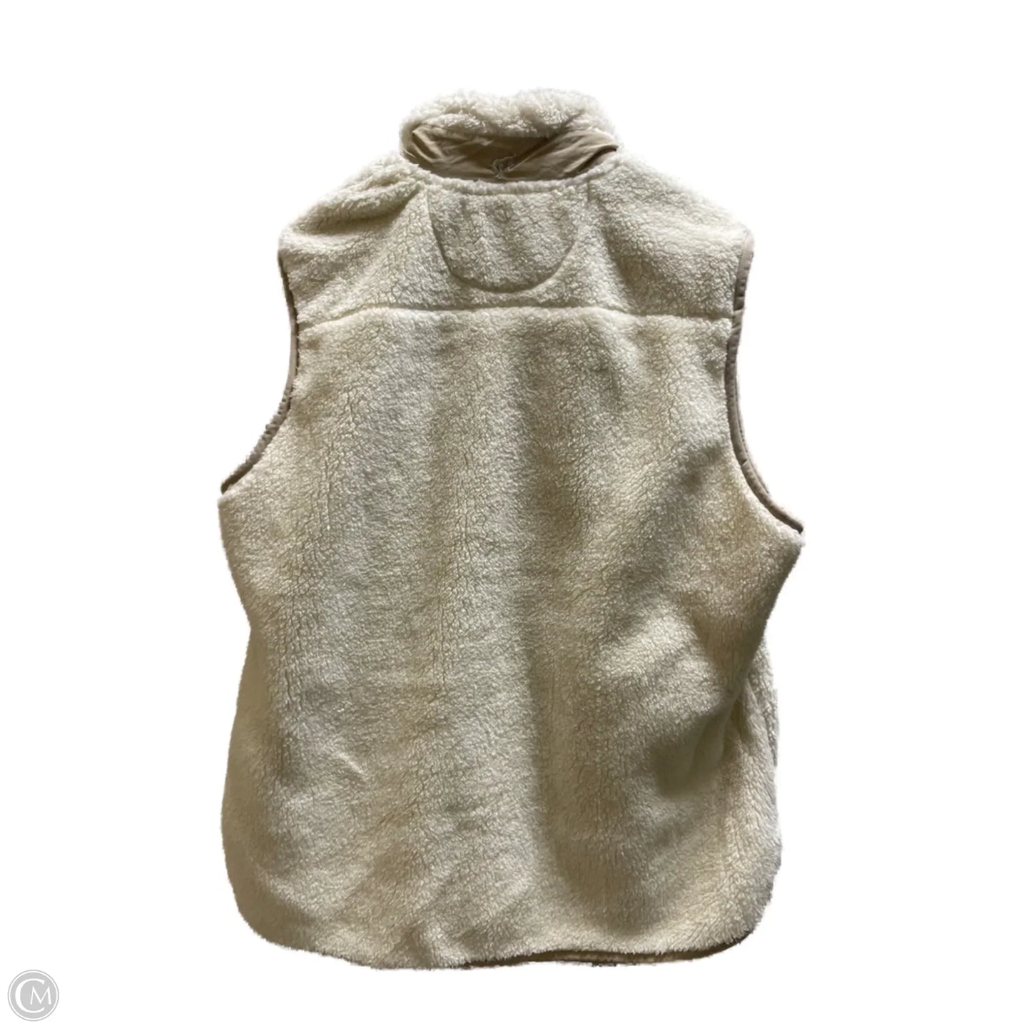 Vest Faux Fur & Sherpa By Clothes Mentor In White, Size: Xl