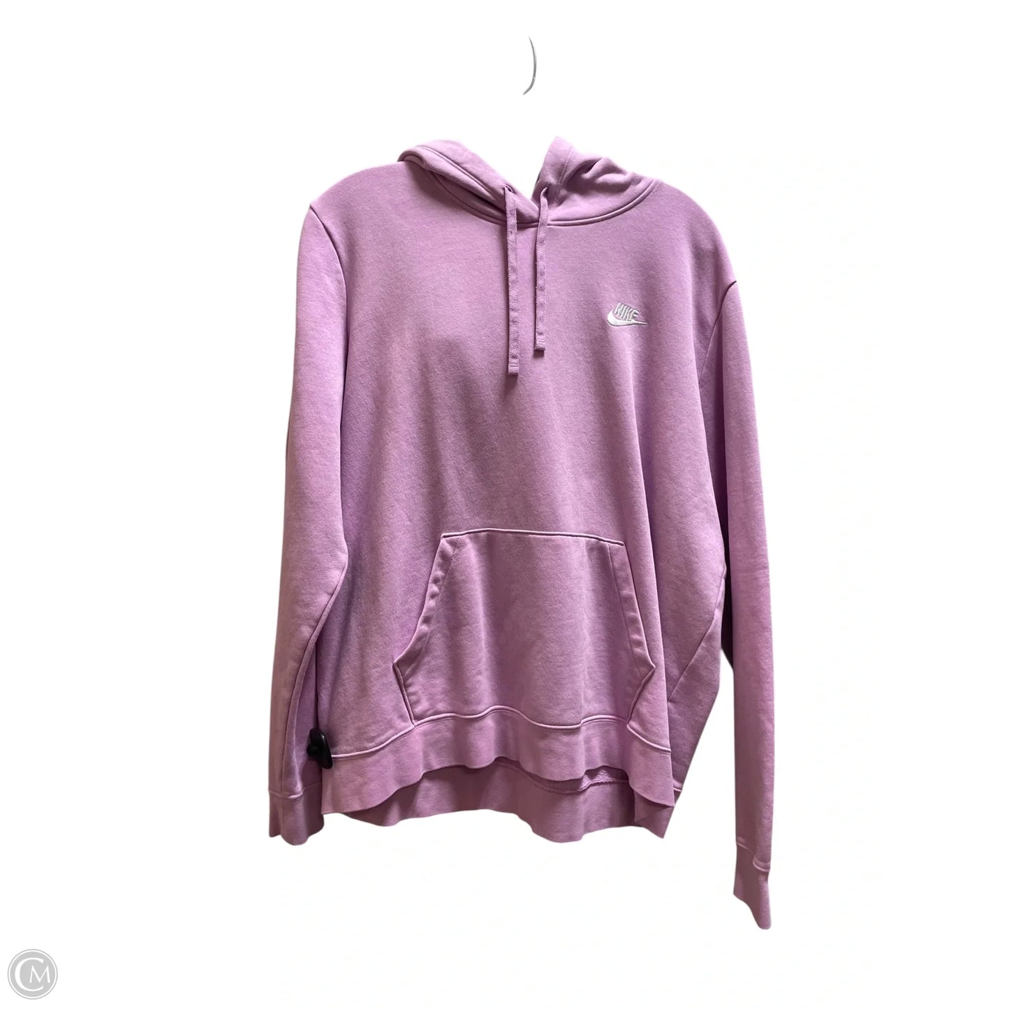 Sweatshirt Hoodie By Nike Apparel In Purple, Size: Xl