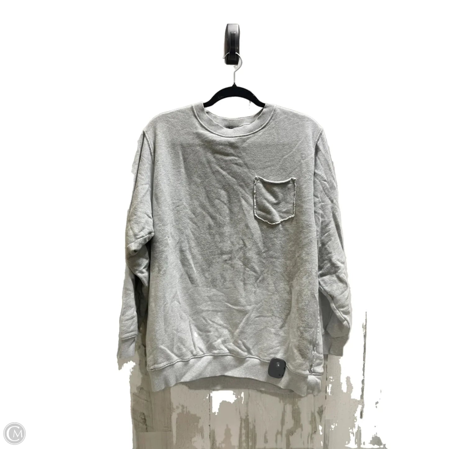 Sweatshirt Crewneck By Aerie In Grey, Size: S