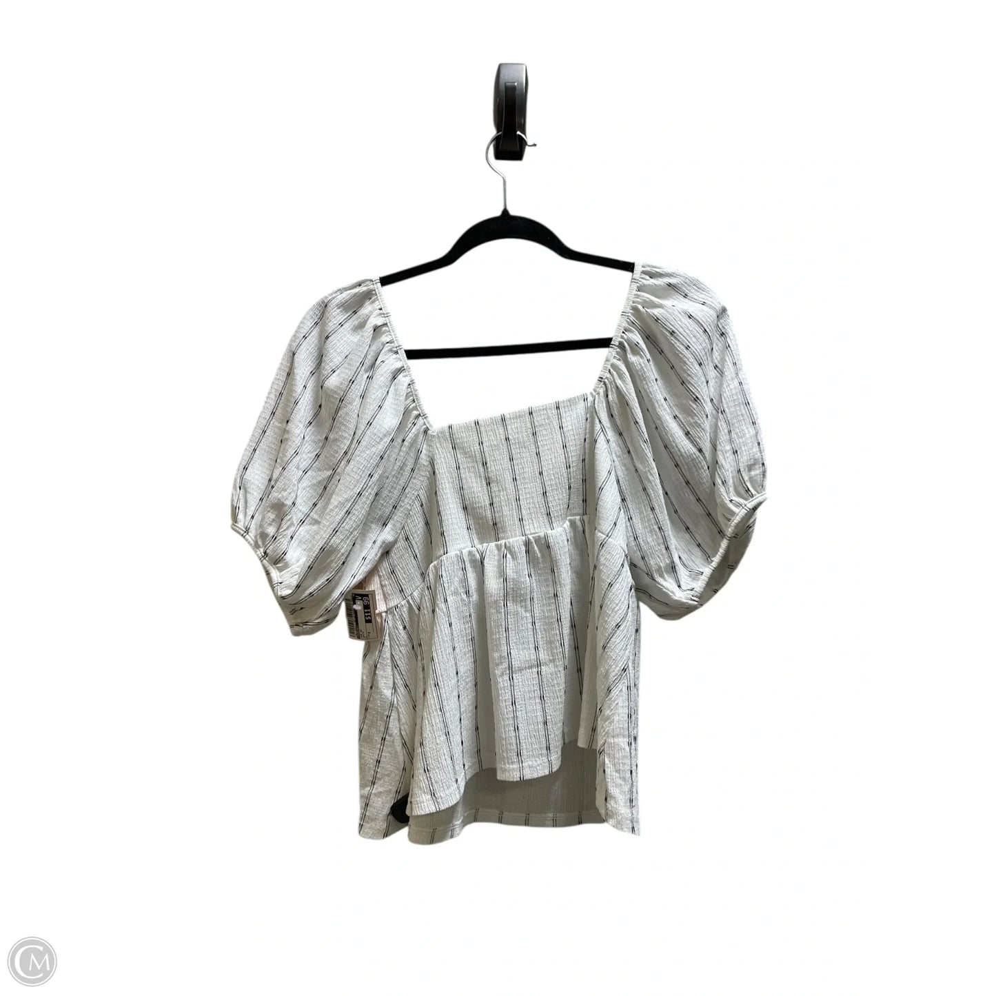 Top Short Sleeve By Madewell In White, Size: S