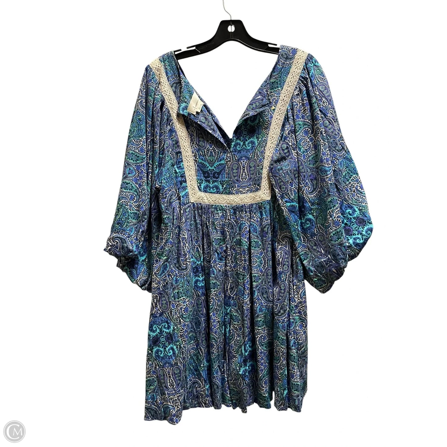Dress Casual Short By Anthropologie In Blue, Size: M