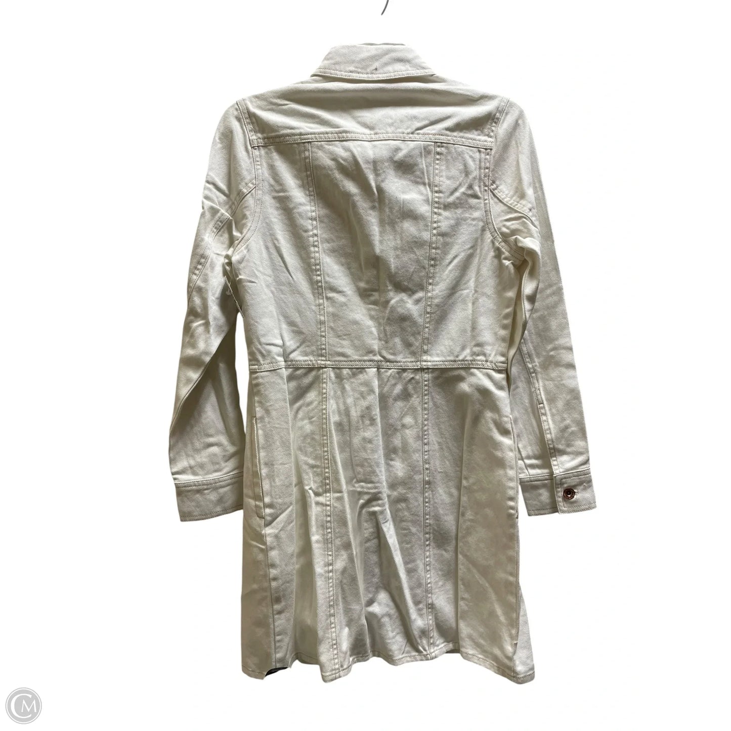 Dress Designer By Frye In White Denim, Size: Xs