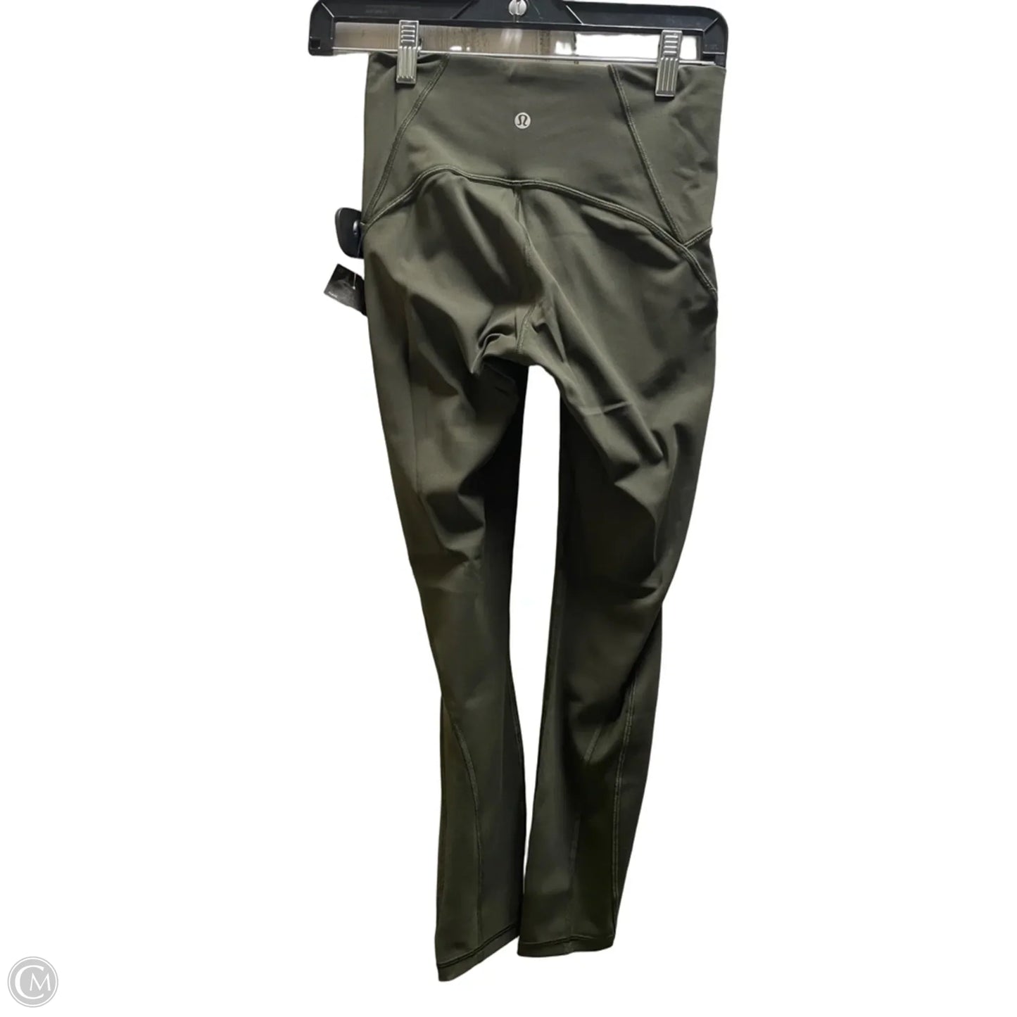 Athletic Leggings By Lululemon In Green, Size: 4